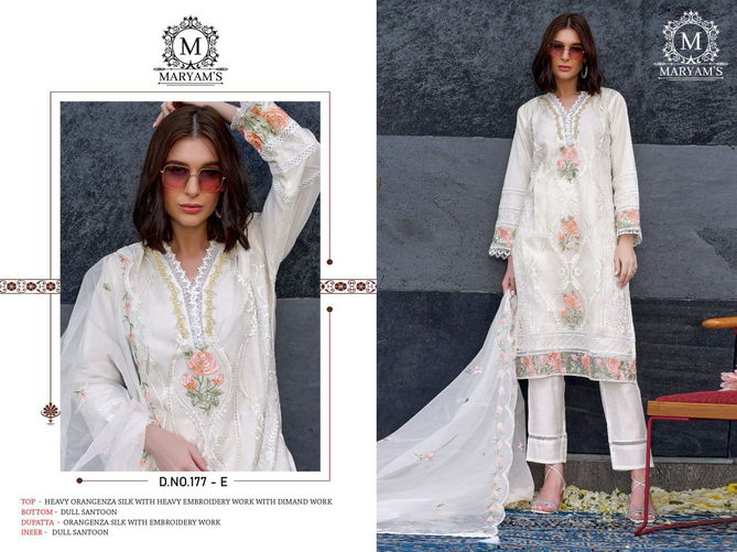 177 Maryams Organza Designer Salwar Kameez Wholesale Shop In Surat
